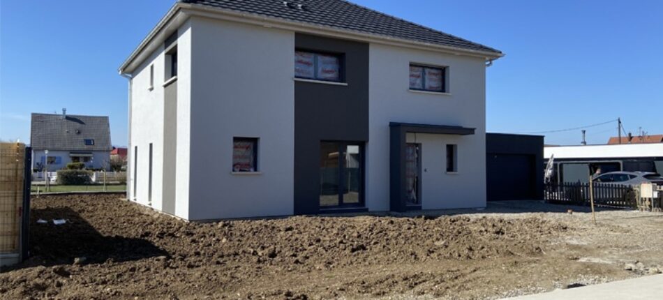 Réalisation d’une maison neuve à Logelheim 