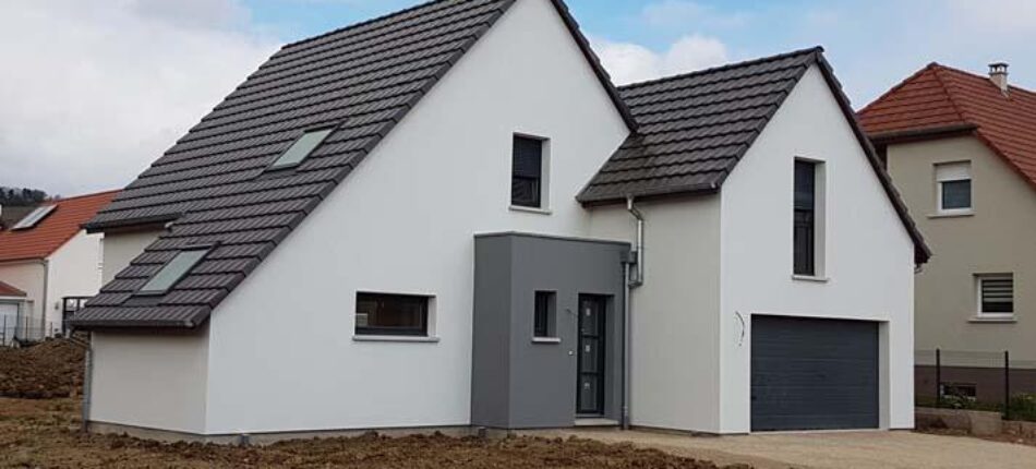 Réalisation d’une maison neuve à Marlenheim 