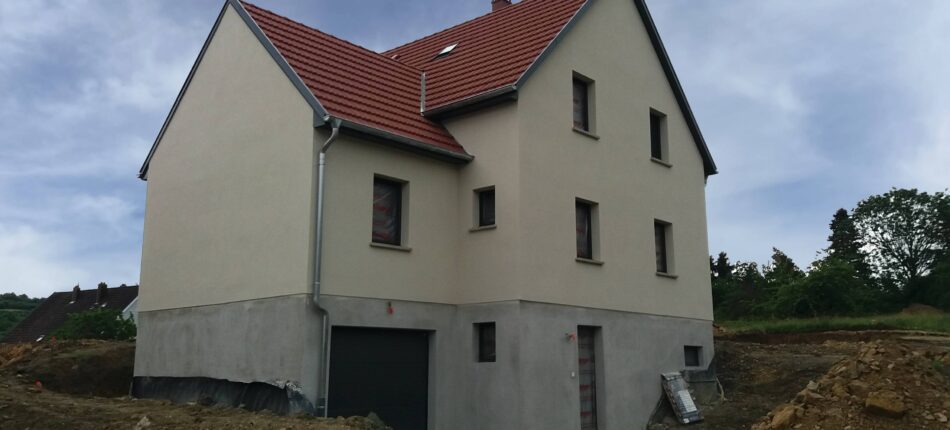 Réalisation d’une maison neuve à Marmoutier 