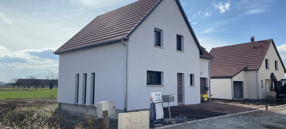 Réalisation d’une maisons neuve à Baldenheim 