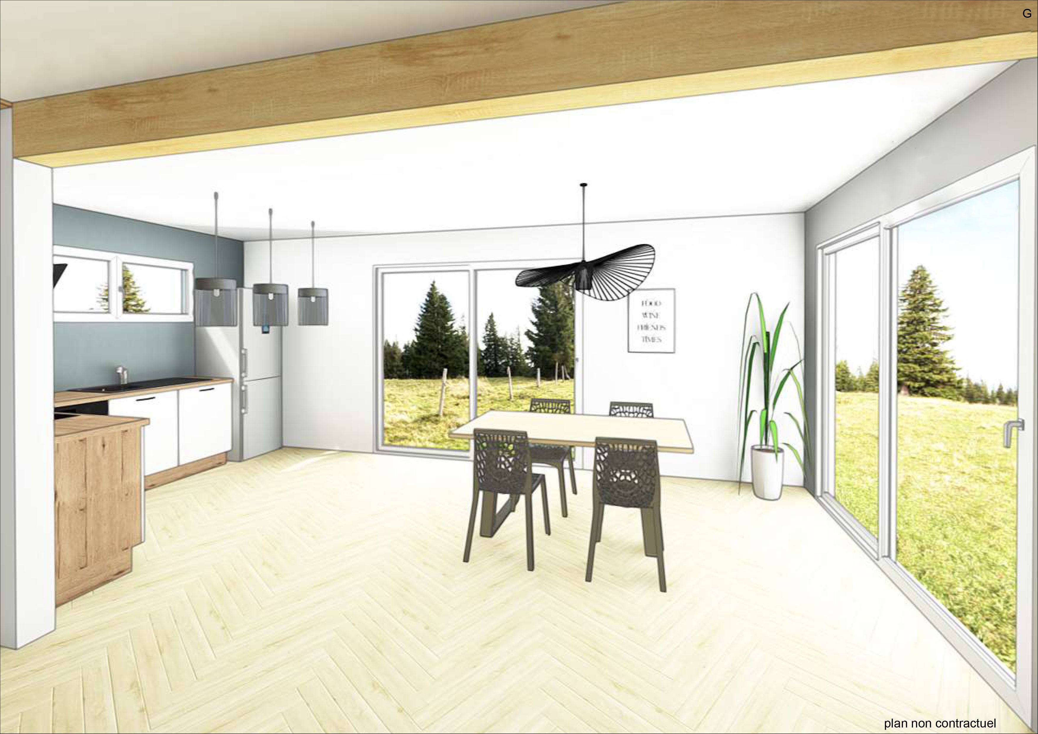 visuel-cuisine pièce de vie Jebsheim