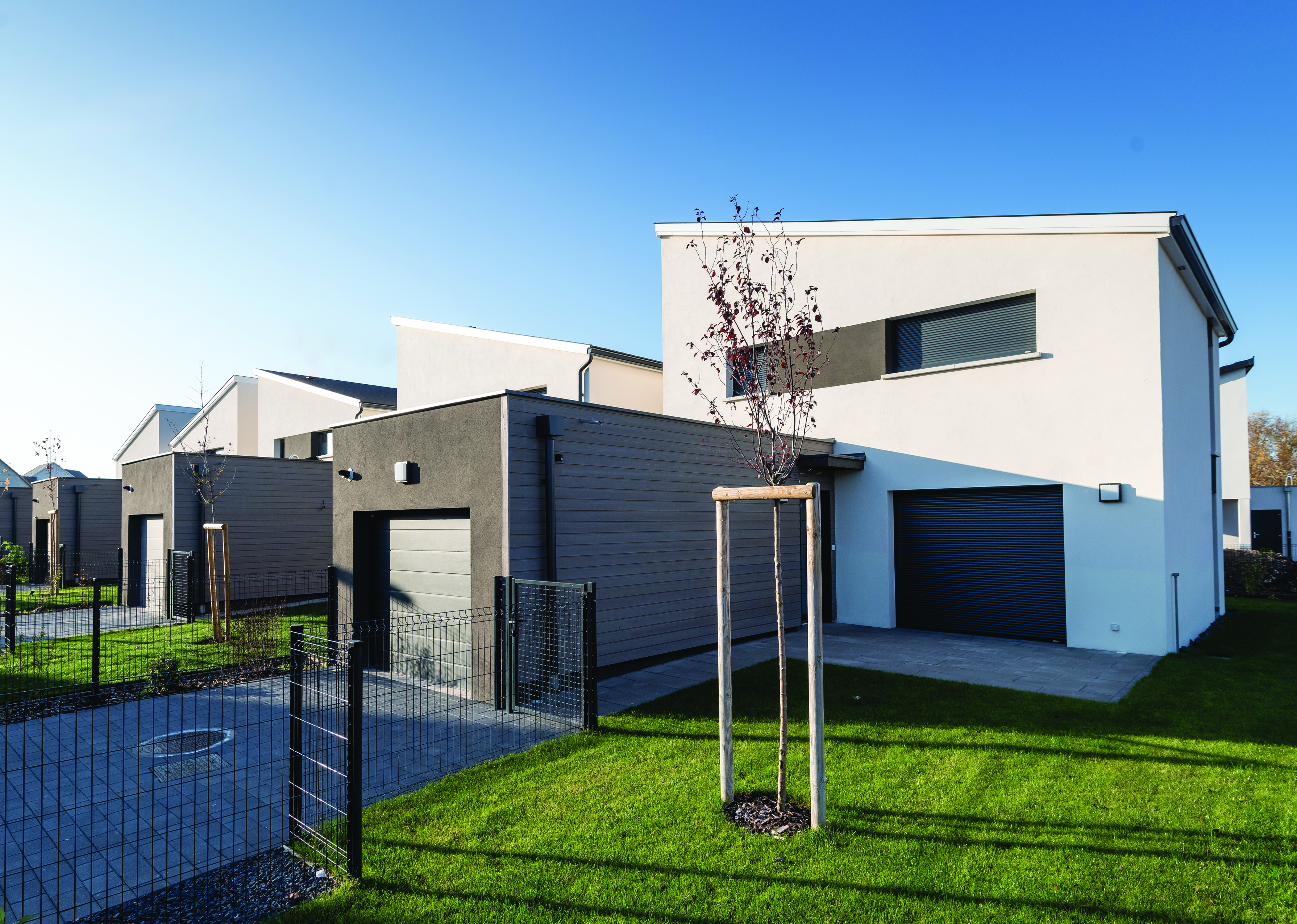 maisons accolées moderne