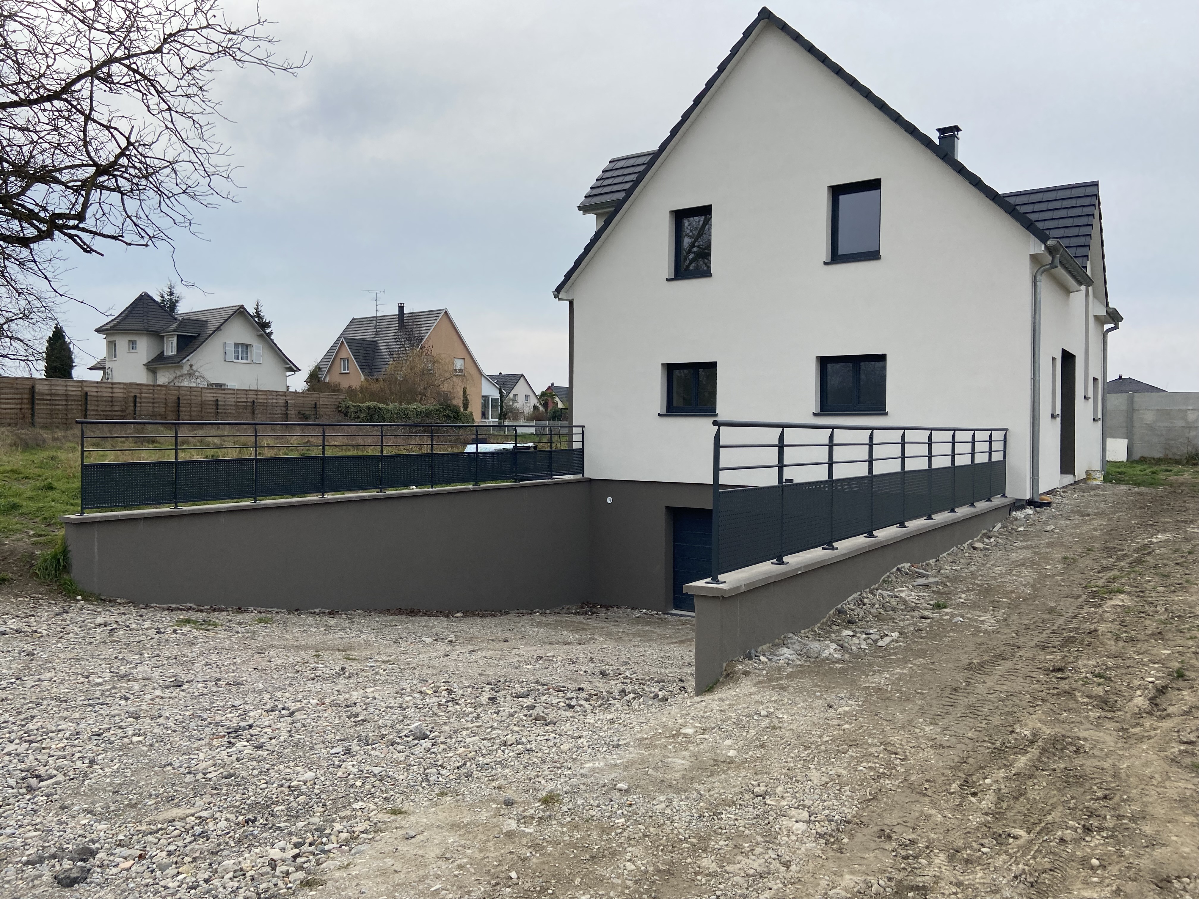 IMG_4821 Construction d'une maison neuve à Petit-Landau