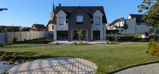 Construction maison neuve à Petit Landau