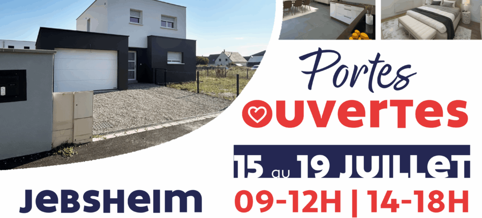 PORTES OUVERTES du 15 au 19 juillet à JEBSHEIM 