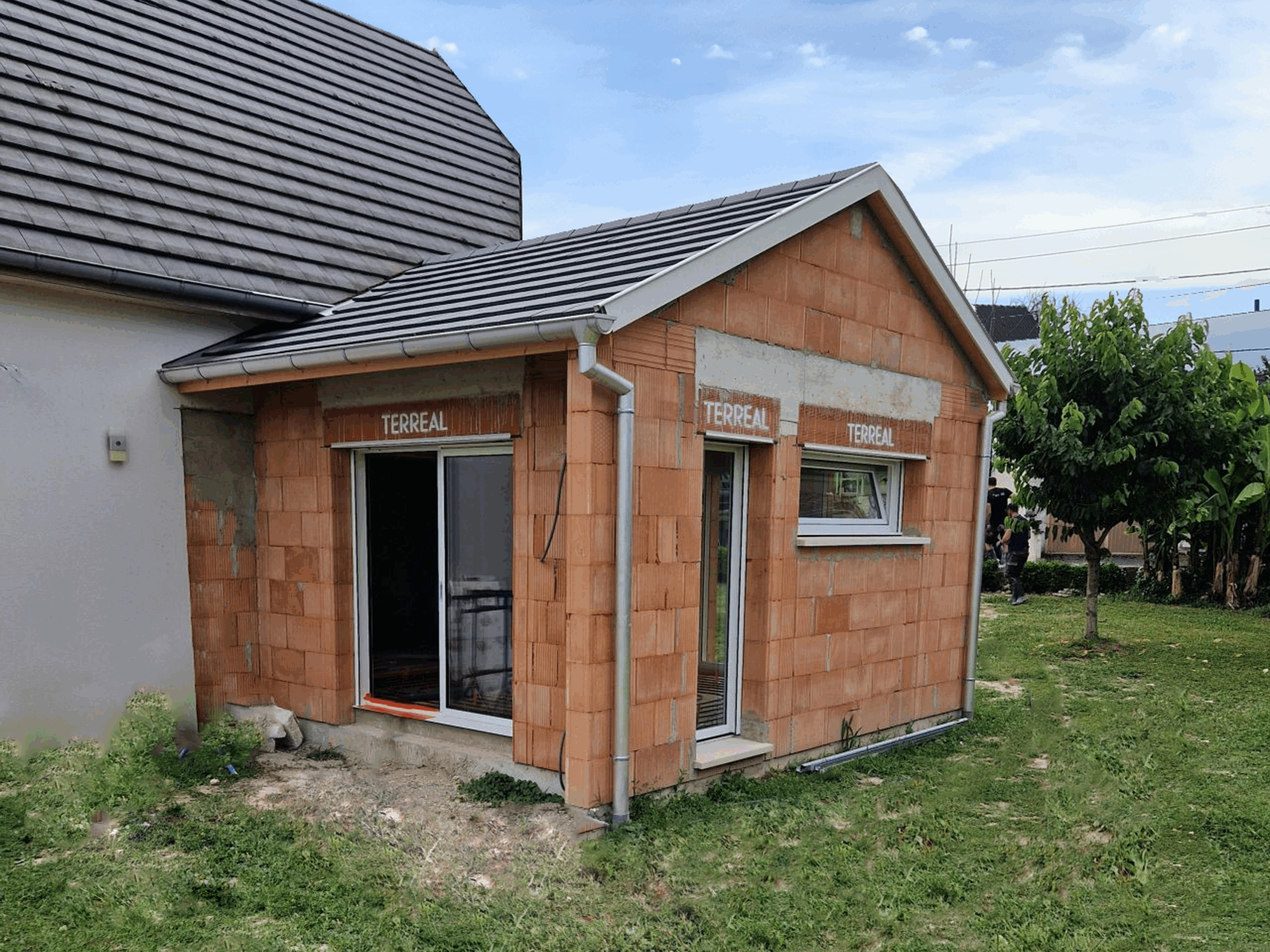 Extension d'une maison dans le haut-rhin