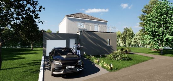 Maison neuve à Bantzenheim, Grand Est