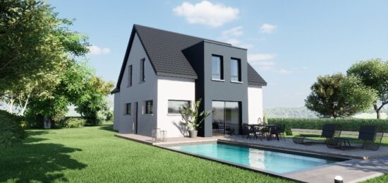 Maison neuve à Sickert, Grand Est