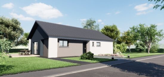 Maison neuve à Issenheim, Grand Est