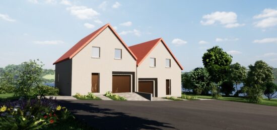 Maison neuve à Osthoffen, Grand Est