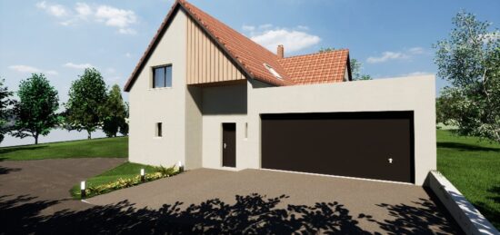 Maison neuve à Osthouse, Grand Est