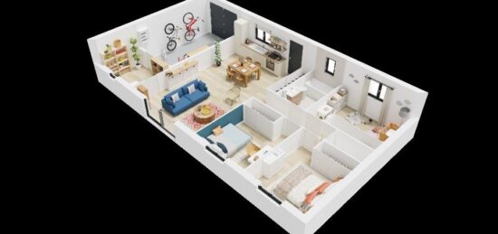 Maison neuve à , Bas-Rhin