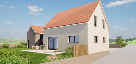 Maison neuve à , Bas-Rhin