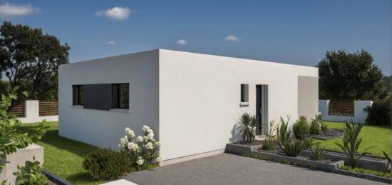 Plan de maison Surface terrain 69.63 m2 - 3 pièces - 2  chambres -  sans garage 