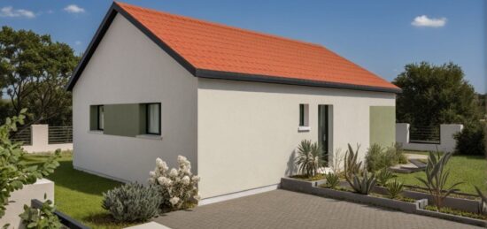 Plan de maison Surface terrain 69.63 m2 - 3 pièces - 2  chambres -  sans garage 