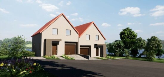 Maison neuve à Osthoffen, Grand Est