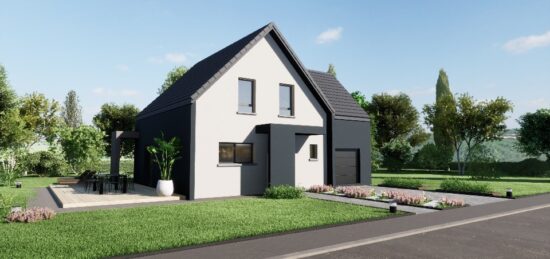 Maison neuve à , Bas-Rhin