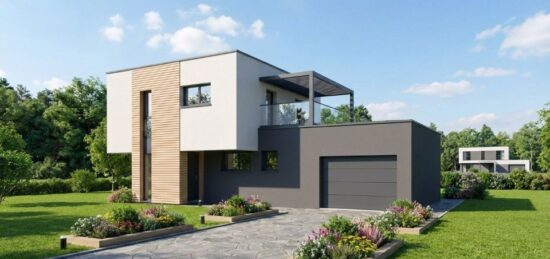 Maison neuve à Issenheim, Grand Est
