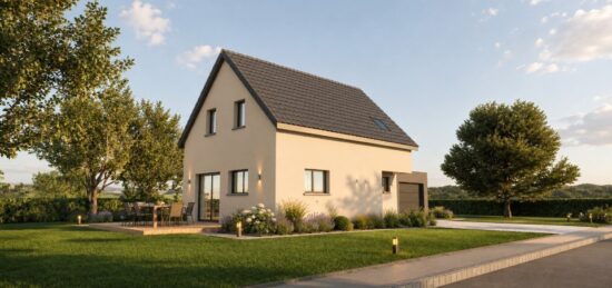 Maison neuve à , Bas-Rhin